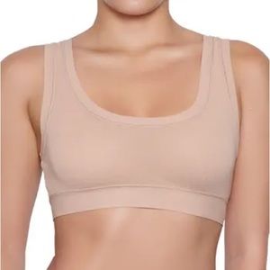 COPY - NWT Skims scoop mesh bralette black XS